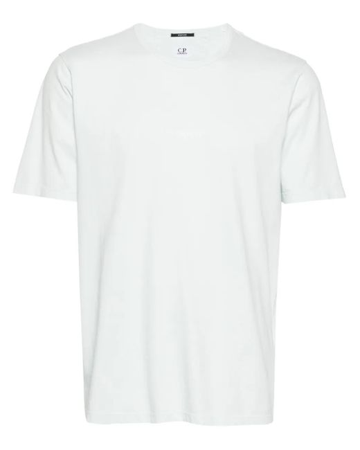 C P Company T-Shirt Met Logoprint in het White voor heren