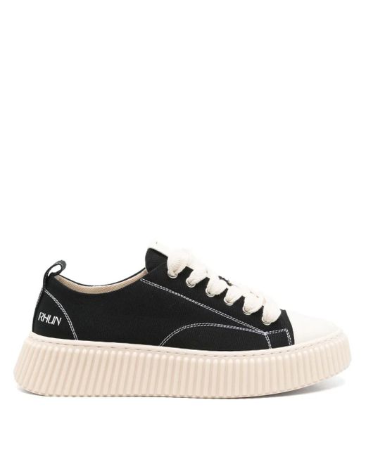 メンズ Rhun Canvas Sneakers Black