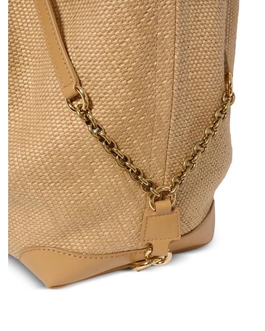 Chloé Natural Large Clover Double Carry Bag