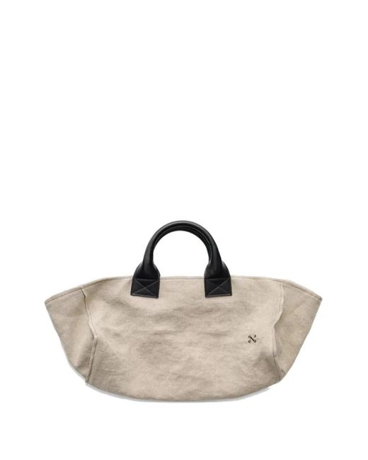 Nackiyé Natural Odyssey Embroidered Tote Bag