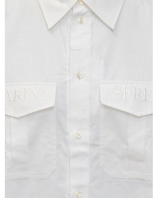 MARINE SERRE White Regenerated Shirt for men