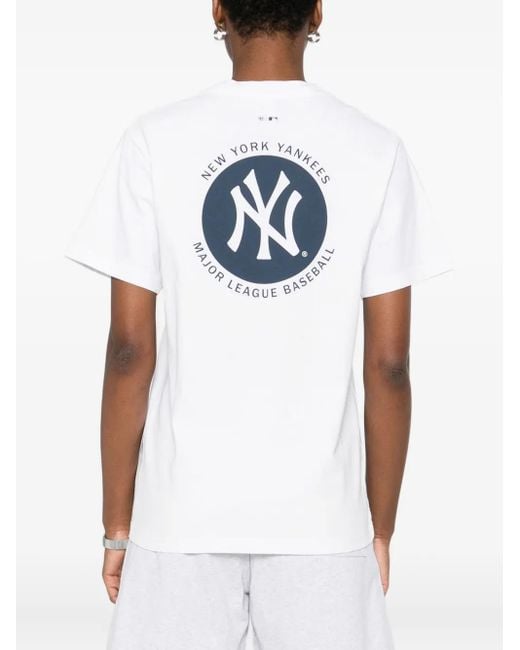 Sporty & Rich White Major League Printed T-Shirt
