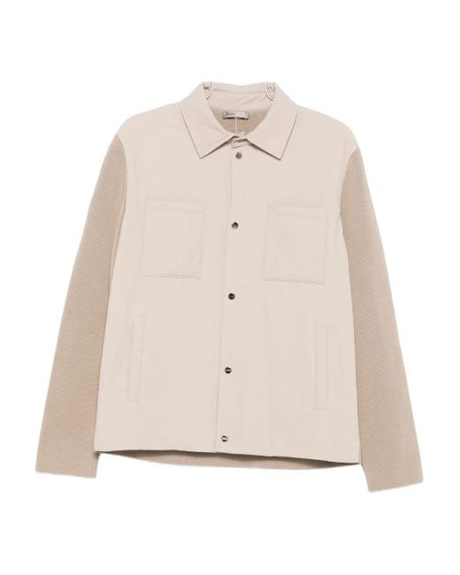 Herno Natural Pocket Panelled Jacket for men