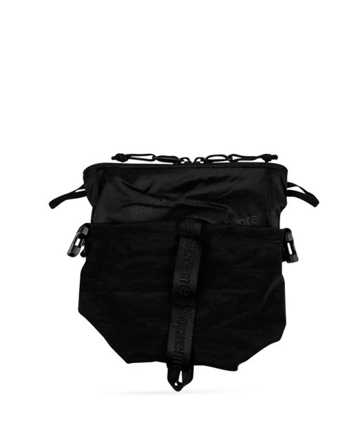 Supreme Black Logo-Print Neck Pouch