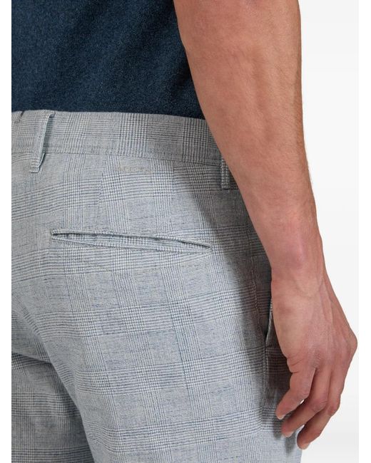 Slowear Gray Prince Of Wales Check Trousers for men