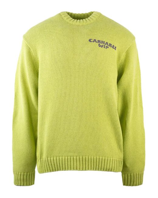 Jersey Helix con logo estampado Carhartt de hombre de color Green