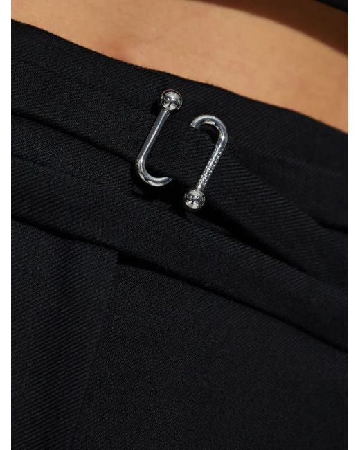 Sportmax Blue Hook-Fastening Trousers