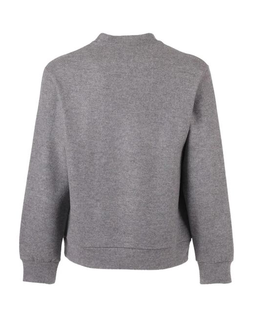 Circolo 1901 Gray Wool Sweatshirt for men
