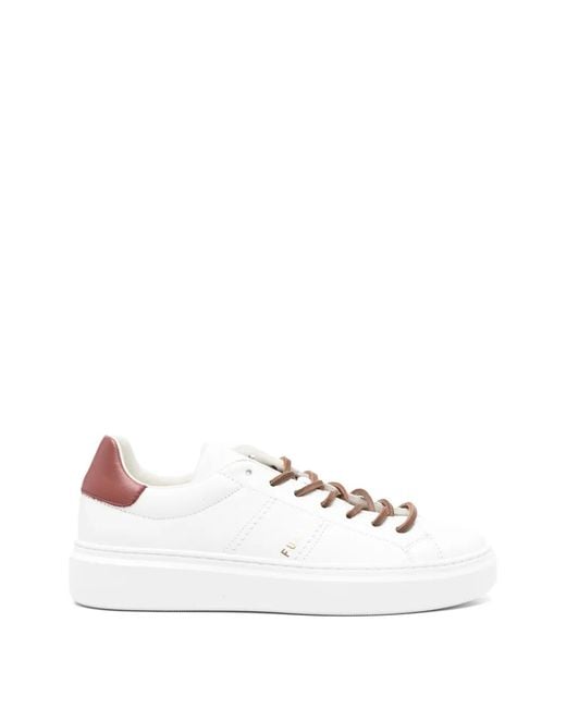 Furla White Baskets Hype À Logo Imprimé