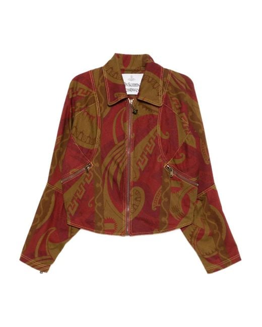 Veste Pourpoint En Jean Vivienne Westwood pour homme en coloris Brown