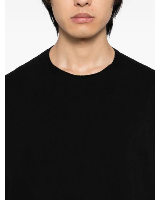 メンズ DEVOA パネル Tシャツ Black