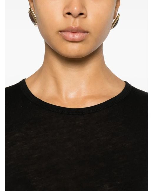Anine Bing Black Sylvie Tee