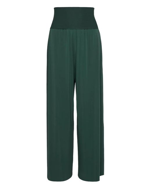 Eres Green Dao High-Waisted Trousers