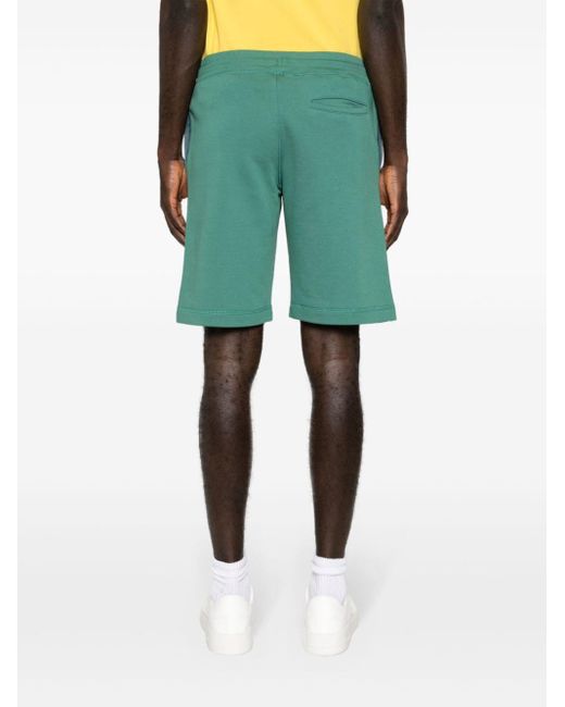 PS by Paul Smith Green Zebra-motif Track Shorts for men