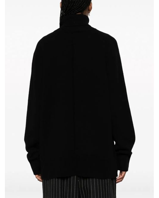 The Row Black Stepny Wool-Cashmere Jumper
