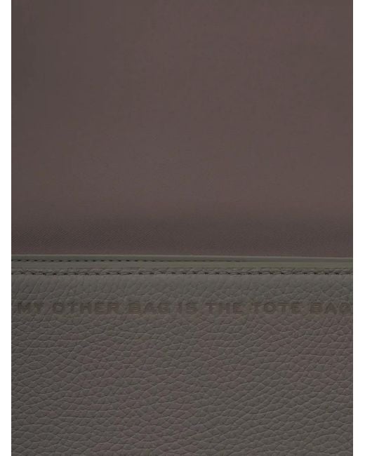 Marc Jacobs White Embossed Strap Shoulder Bag