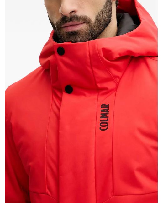 Colmar Red Hooded Pocket Jacket for men