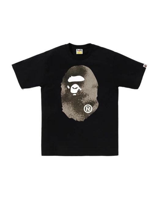 A Bathing Ape Black Head T-Shirt for men
