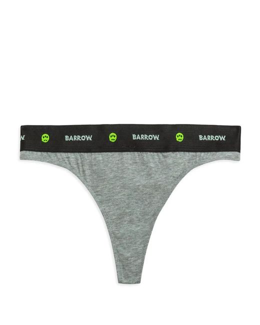 Barrow Black Logo-Waistband Thongs (Set Of Three)