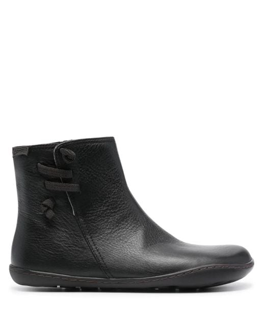 Camper Black Peu Cami Leather Boots
