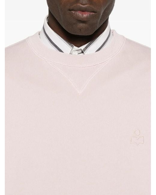 メンズ Isabel Marant ロゴ スウェットシャツ Pink