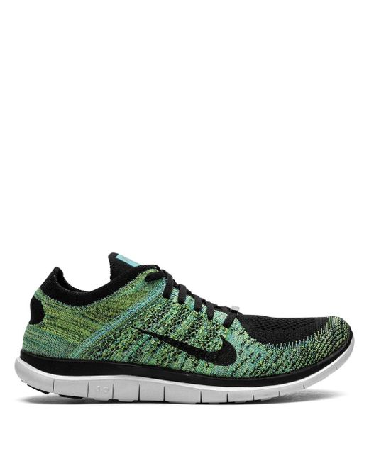 Nike Free Flyknit 4.0 "dc Marathon" Sneakers in Green | Lyst