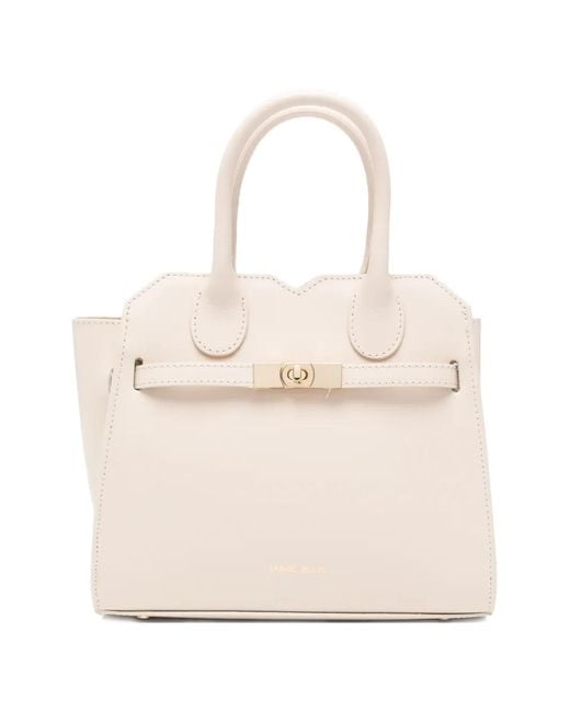 Marc Ellis Natural Antilia S Twist-Lock Tote Bag