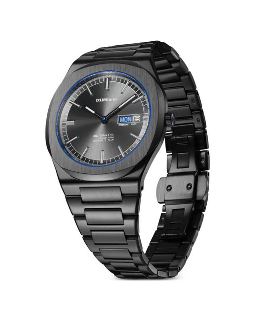 D1 Milano Gray Ultra Thin 39Mm Watch for men
