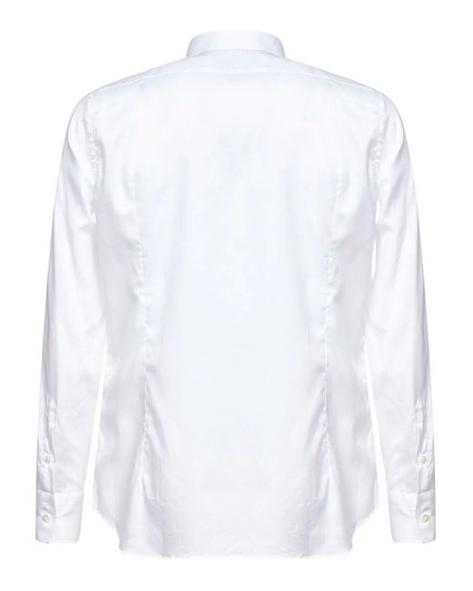 D4.0 White Buttoned Shirt for men
