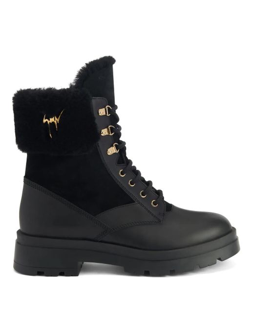 Giuseppe Zanotti Black Ankle Boots for men