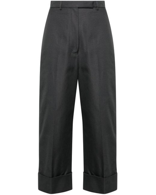 Pantalon à taille haute Thom Browne en coloris Gray