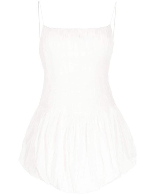Acler White Folkestone Sleeveless Minidress