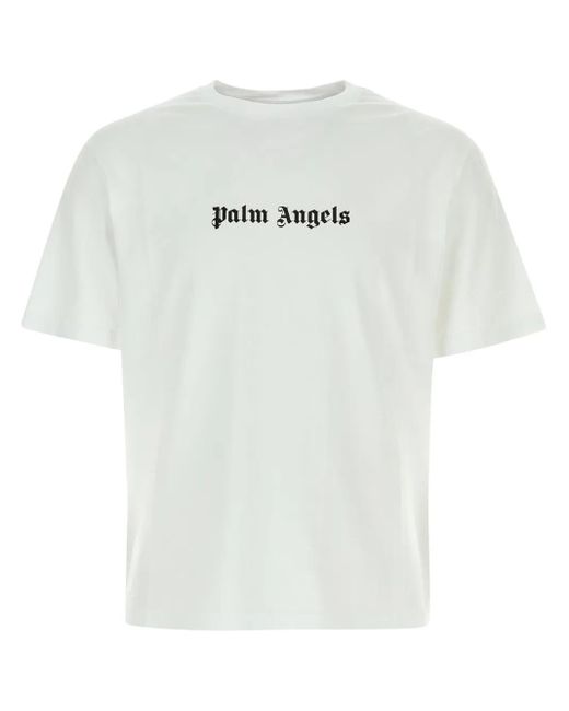 Palm Angels T-Shirt Mit Logo-Print in White für Herren