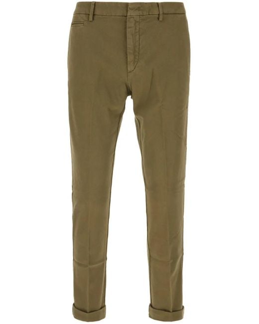 Dondup Green Tapered Trousers for men