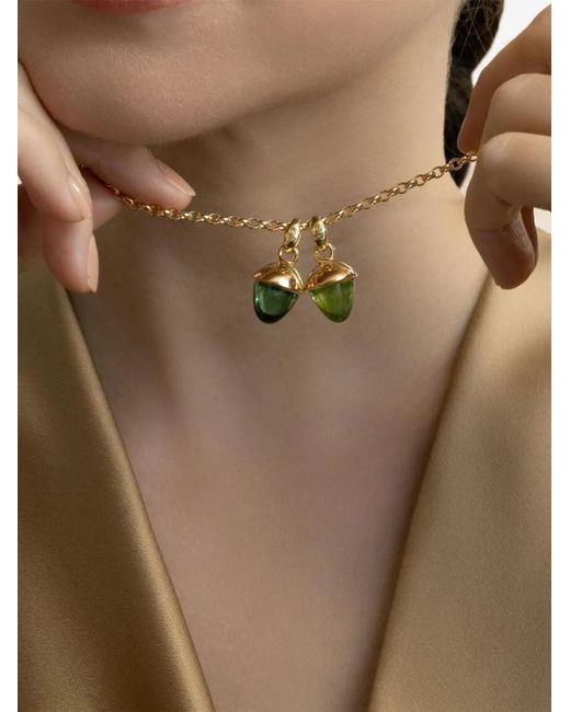Tamara Comolli Brown Peridot Mikado Boquet Pendant