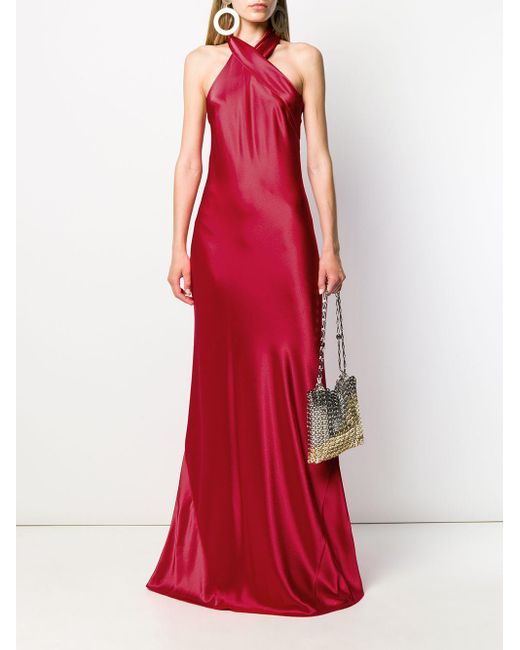 Galvan London Silk Pandora Dress in Red Save 60 Lyst