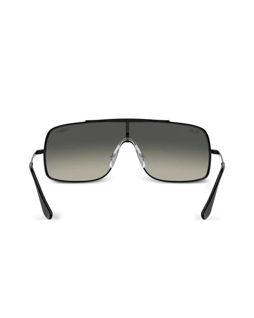Ray-Ban Gray Wings Ii Square-Frame Sunglasses