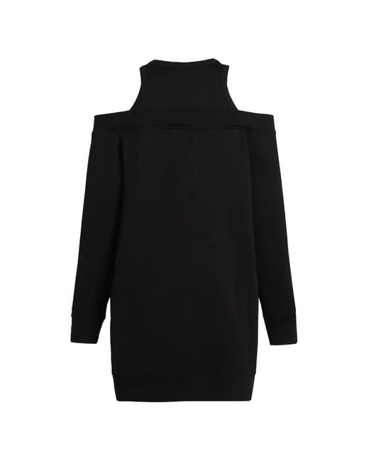 Karl Lagerfeld Black Sweat Dress