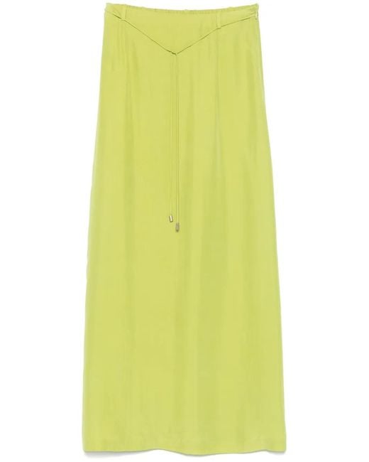 Falda Larga Alysi de color Yellow