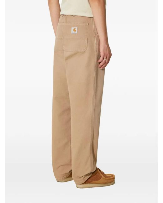 Carhartt Natural Logo-Patch Trousers for men
