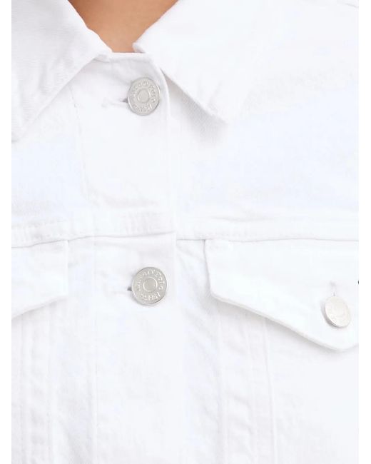 Marc O' Polo White Button-Up Denim Jacket