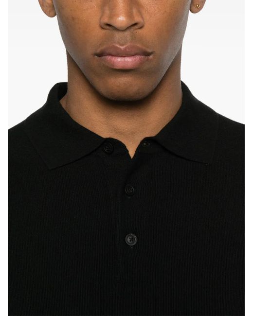 Iris Von Arnim Black Tineo Polo Shirt for men