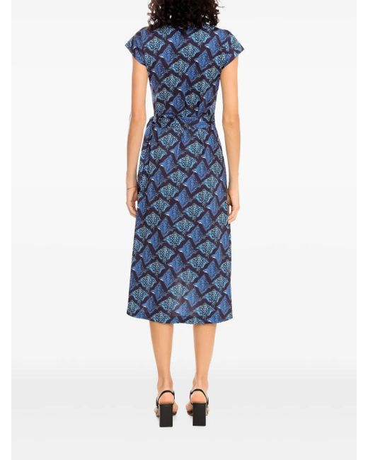 Vestido midi Falcão Lygia & Nanny de color Blue