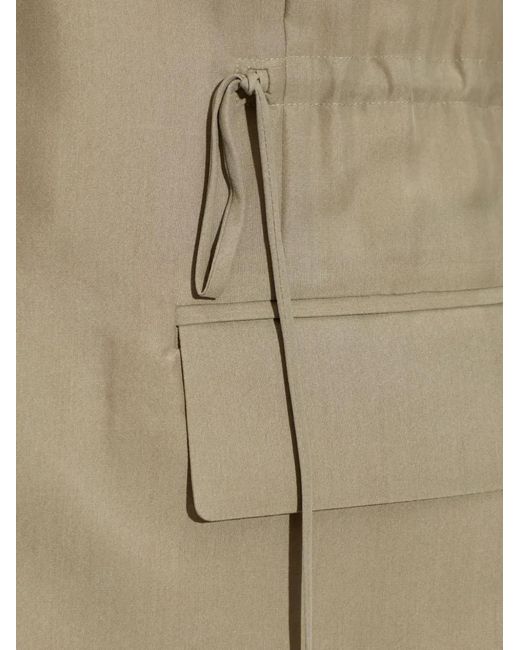 Alexander Wang Natural Drawstring Pocket Blazer