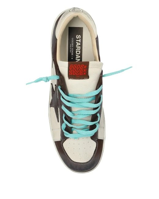 Baskets En Cuir À Détails D'Étoiles Golden Goose Deluxe Brand pour homme en coloris Natural