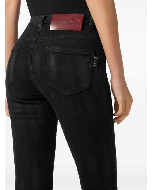 Vaqueros de algodón stretch Philipp Plein de color Black