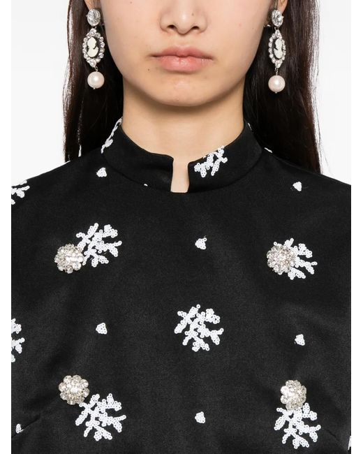 Macgraw Black Virtue Mini Dress