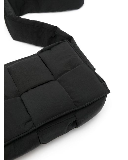 Bottega Veneta Black Padded Tech Cassette Shoulder Bag for men