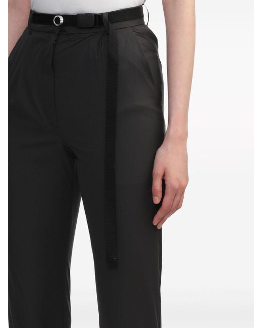 Hyein Seo Gray Belted Cropped Trousers