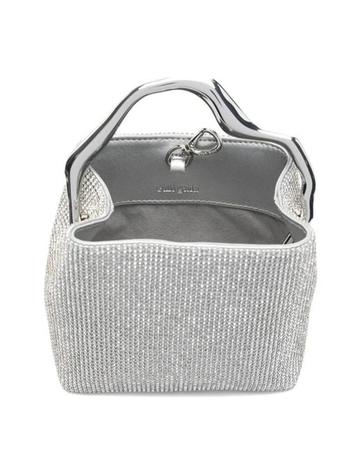 Cult Gaia White Solene Mini-Tote Bag